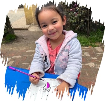 Painting girl